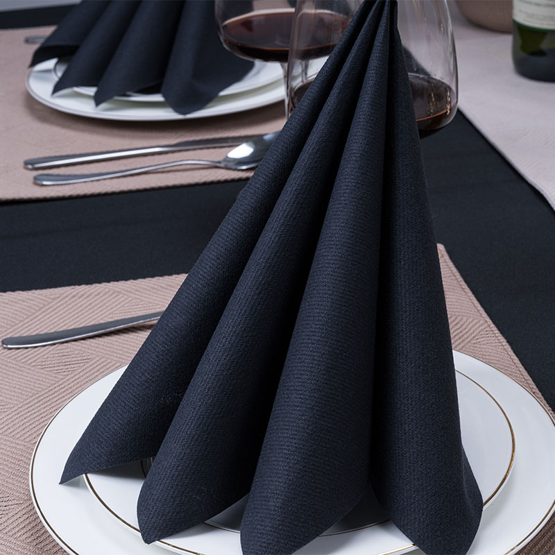 中〜高吸収性のブラックエアレイドナプキン: 吸水性の秘密