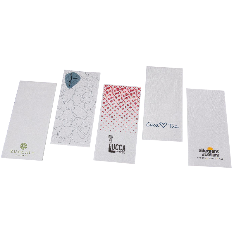 43x30リネンのような使い捨てナプキンカスタマイズされたロゴエアレイドディナーナプキンSJ1204