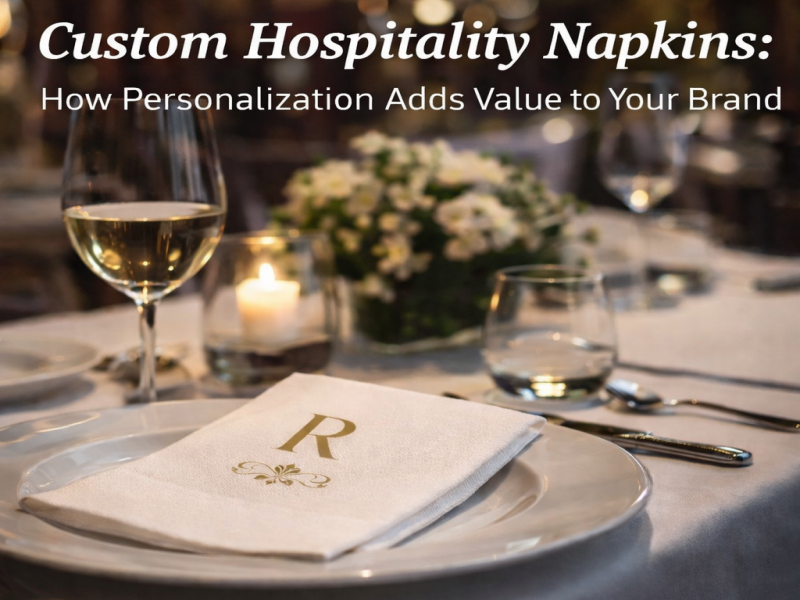カスタムホスピタリティナプキン: パーソナライゼーションがブランドに価値を加える方法